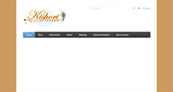 Desktop Screenshot of kishorimusic.com